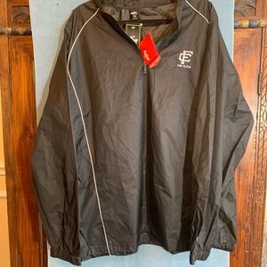 Rawlings pullover black windbreaker NWT XL‎